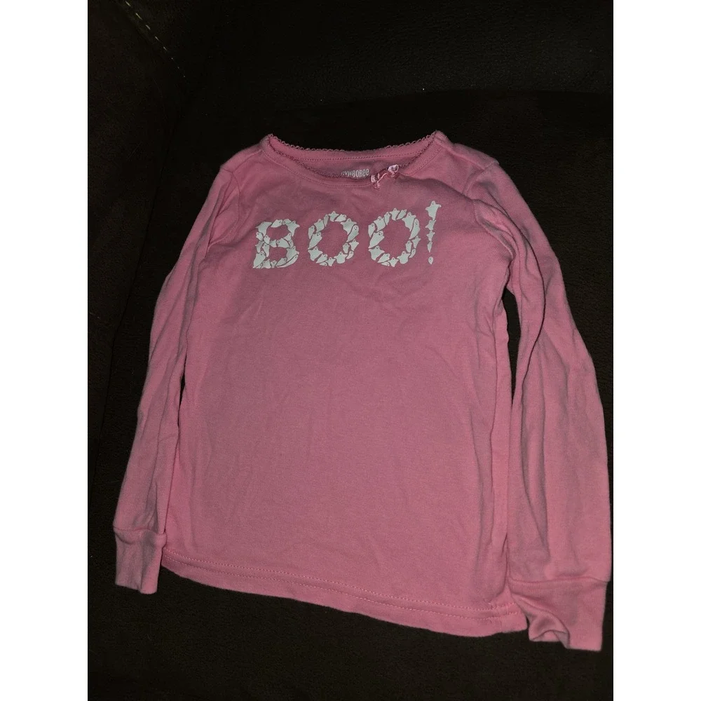 Gymboree fall autumn Halloween pink ghost pajamas gymmies size 4